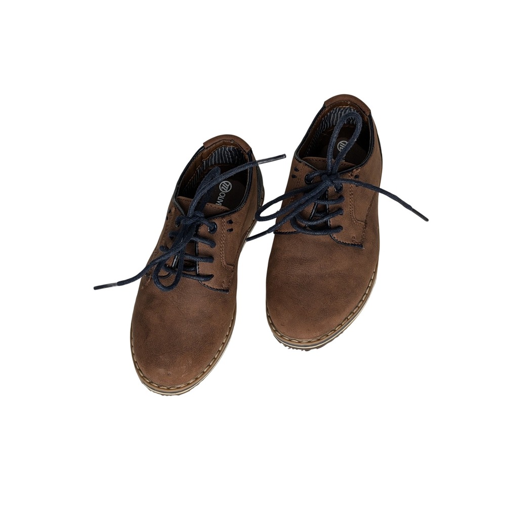 Oliver Mason Toddler Brown Oxford Dress Shoes | Size 9